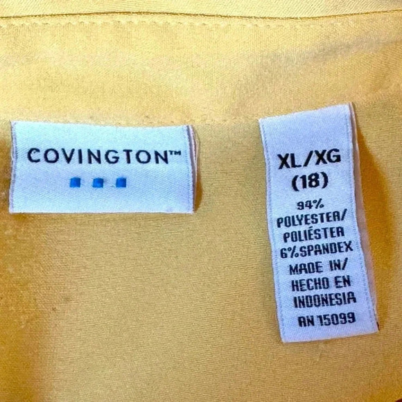 Covington Yellow Button Down Shirt - Picture 3 of 3